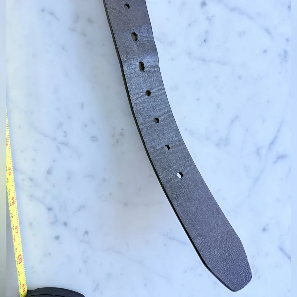 Levi's Reversible Belt Brown Black Silver Buckle Mens Size L 38 - 40
